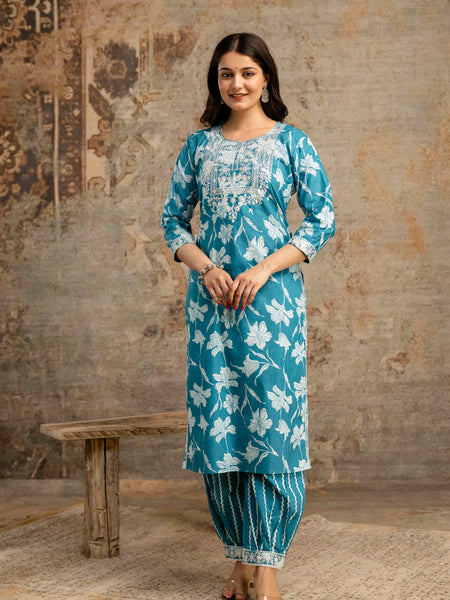 Firoji Cotton Suit Set for Women