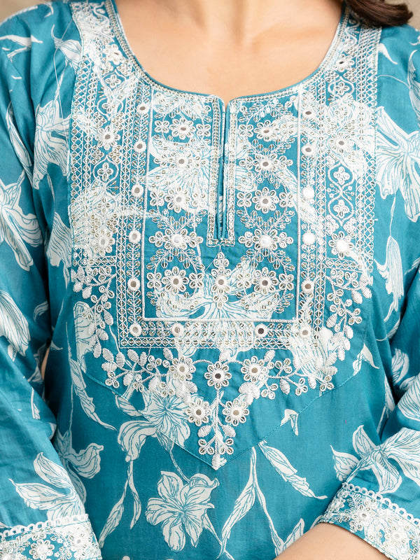 Firoji Cotton Suit Set for Women